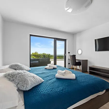 וילה Maem In Istria For Families With Sauna, Whirlpool & Sea View *