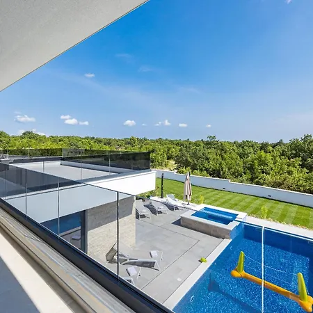 Villa Maem In Istria For Families With Sauna, Whirlpool & Sea View Juršići