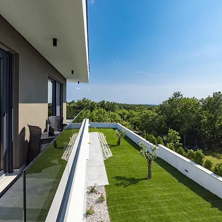 Maem In Istria For Families With Sauna, Whirlpool & Sea View Juršići